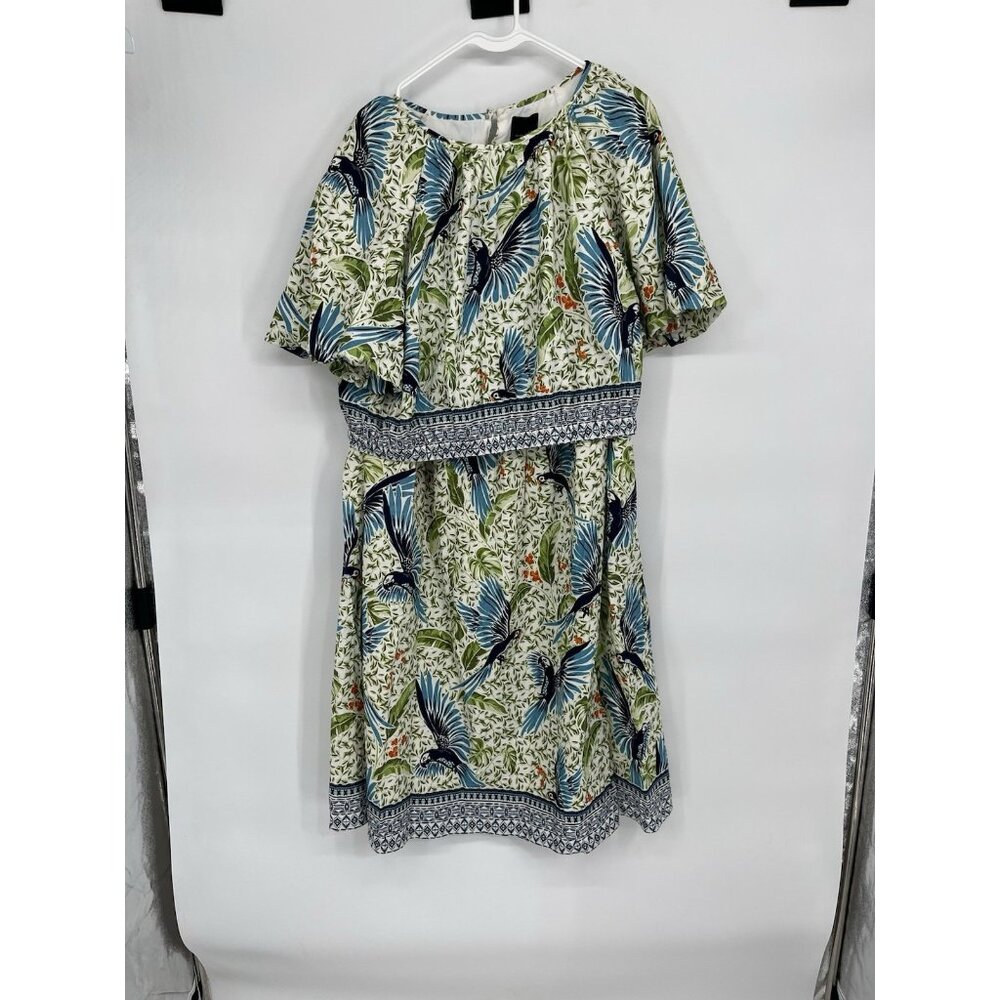 Alex Marie Women‎ Size XL  Set Skirt and Blouse Birds Under the Palms
